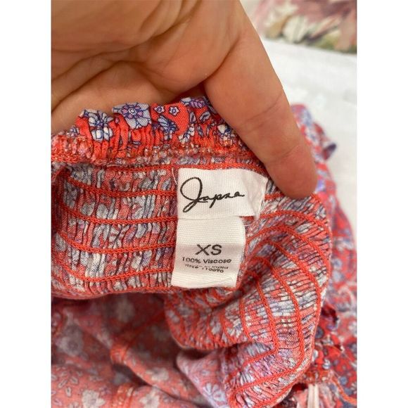 Japna 100% viscose women’s XS pink Floral Sleeveless Casual Spring dresse - Picture 5 of 6